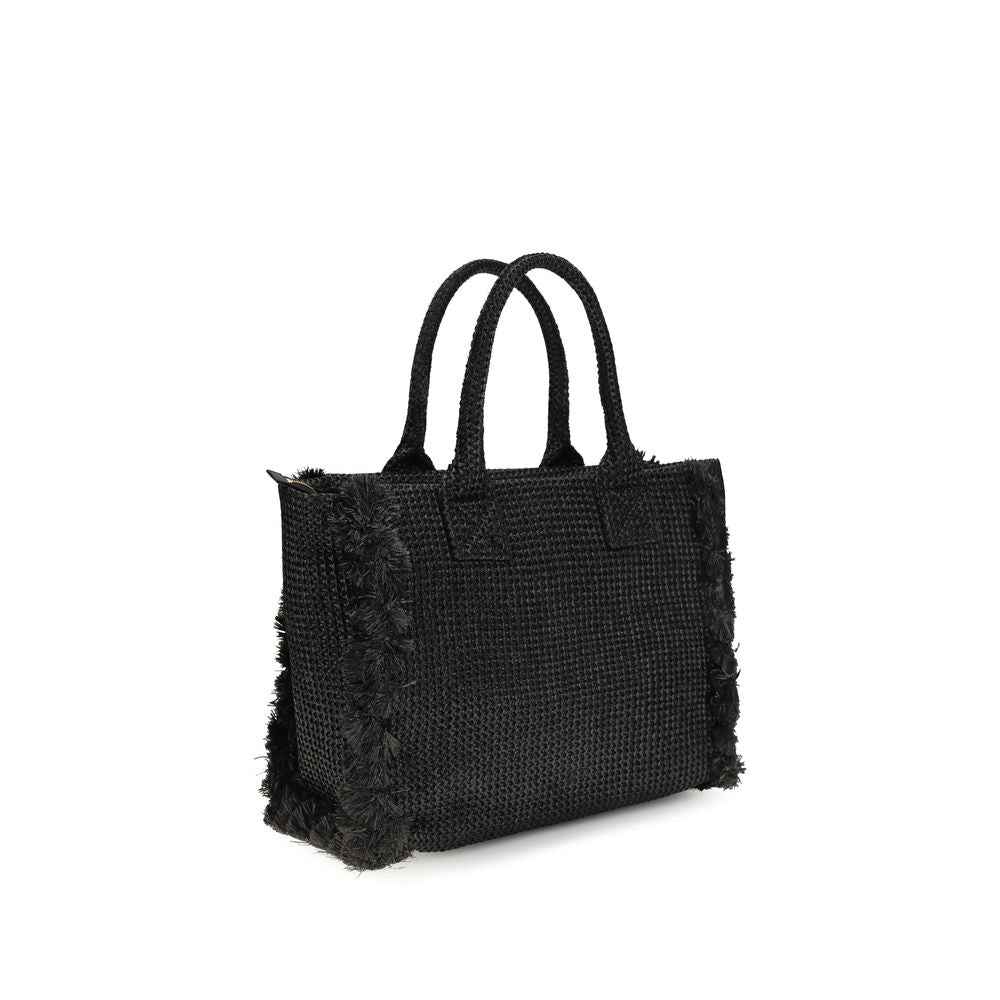 PINKO Beach Rafia Tote Bag