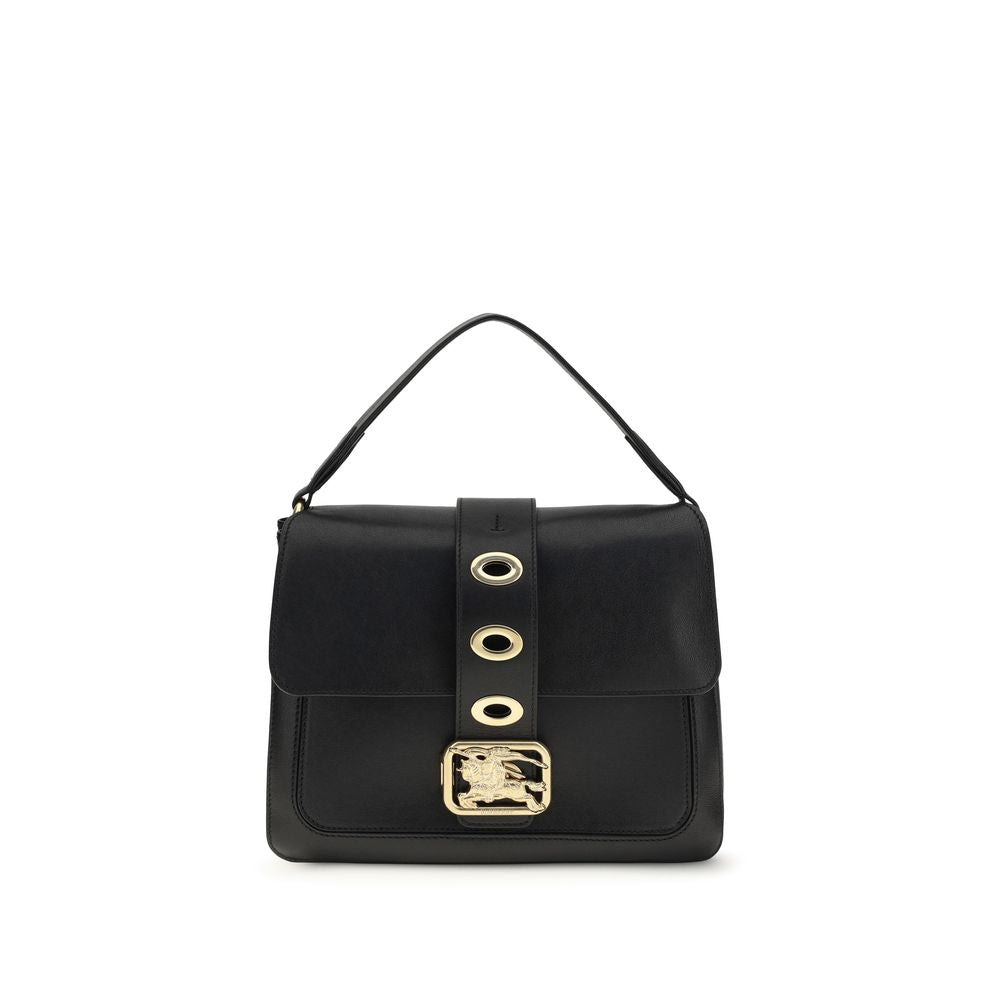 Burberry Black Lamb Ovis Aries Aries shoulder bag, lamb leather, gold-tone hardware, front view