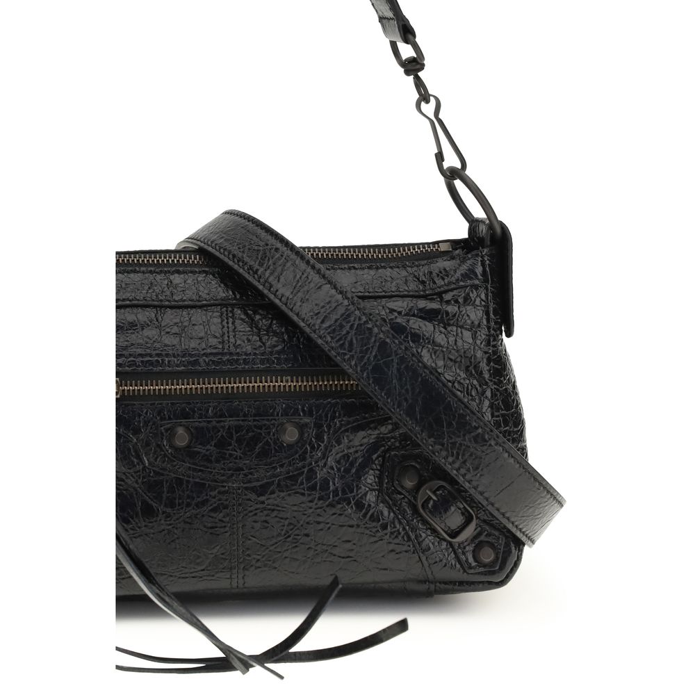 Balenciaga Black Le City Moto Mini Handbag
