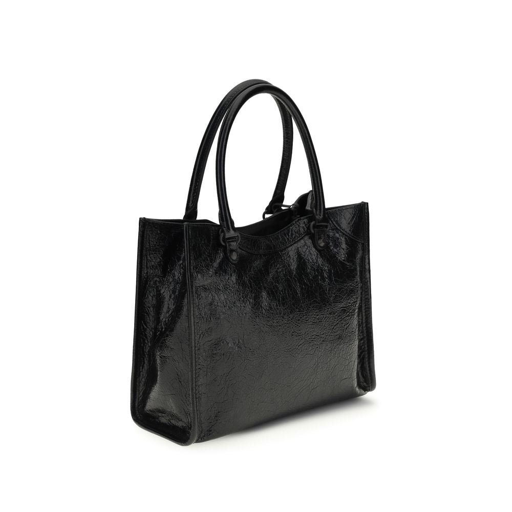 Balenciaga Black Le City Tote Mini Handbag