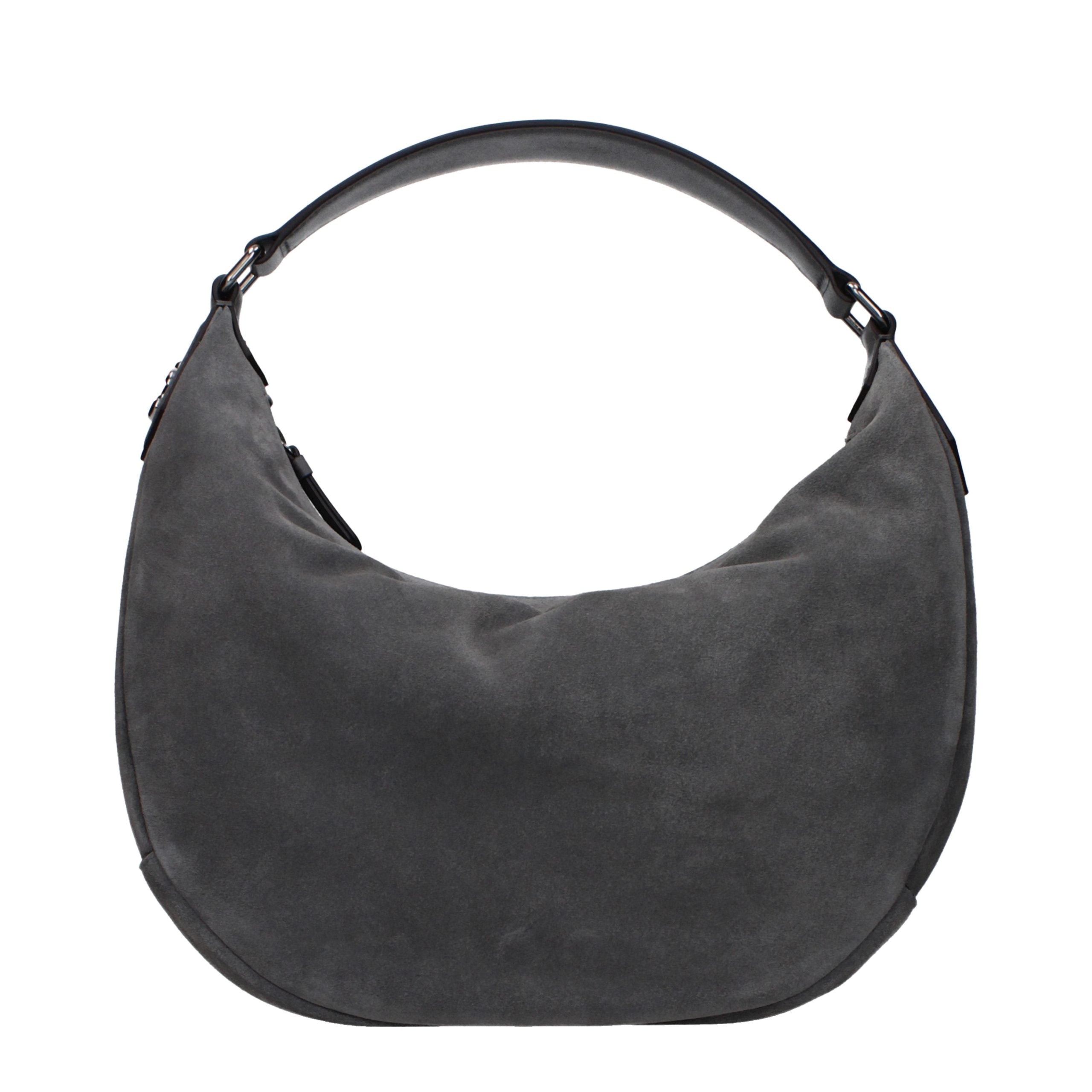 Jimmy Choo Gray Hobo Bag