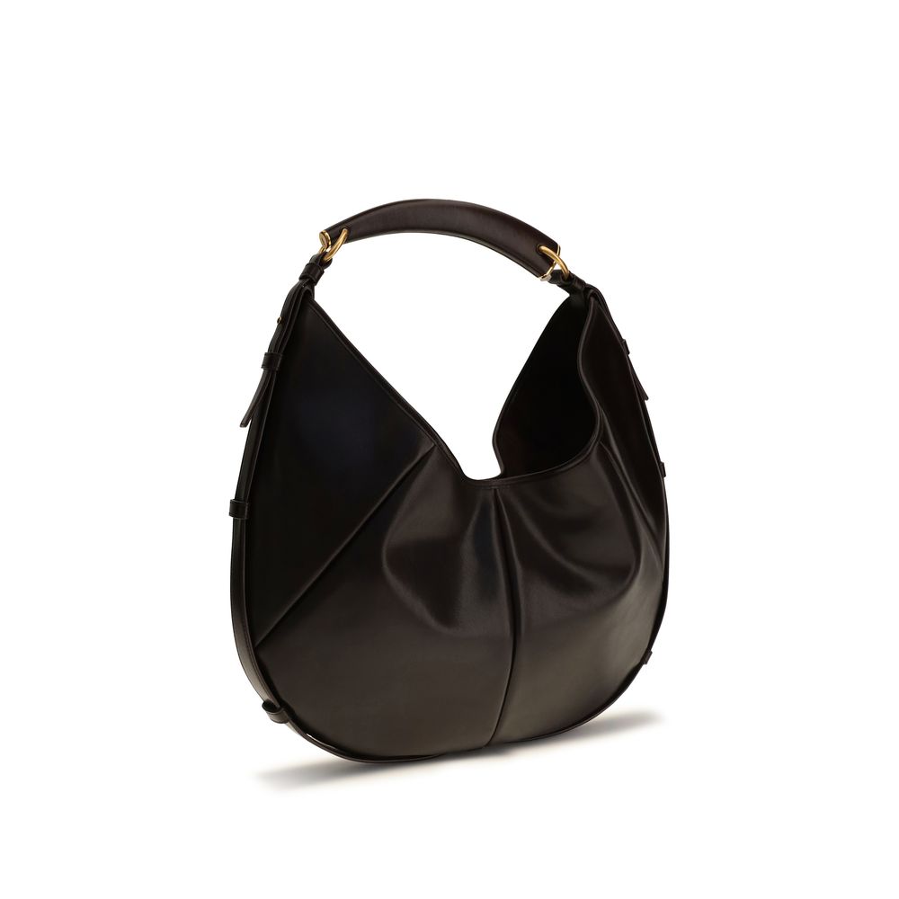 Saint Laurent Brown Medium Mombasa Shoulder Bag