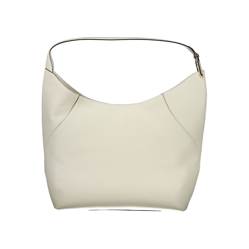 Furla White Lara Shoulder Bag,