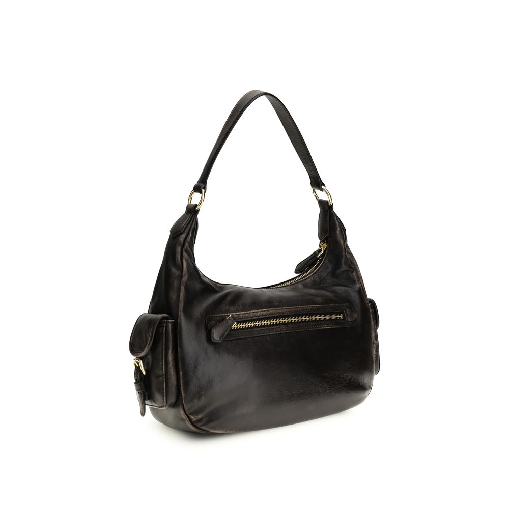 Miu Miu Brown Pocket Shoulder Bag