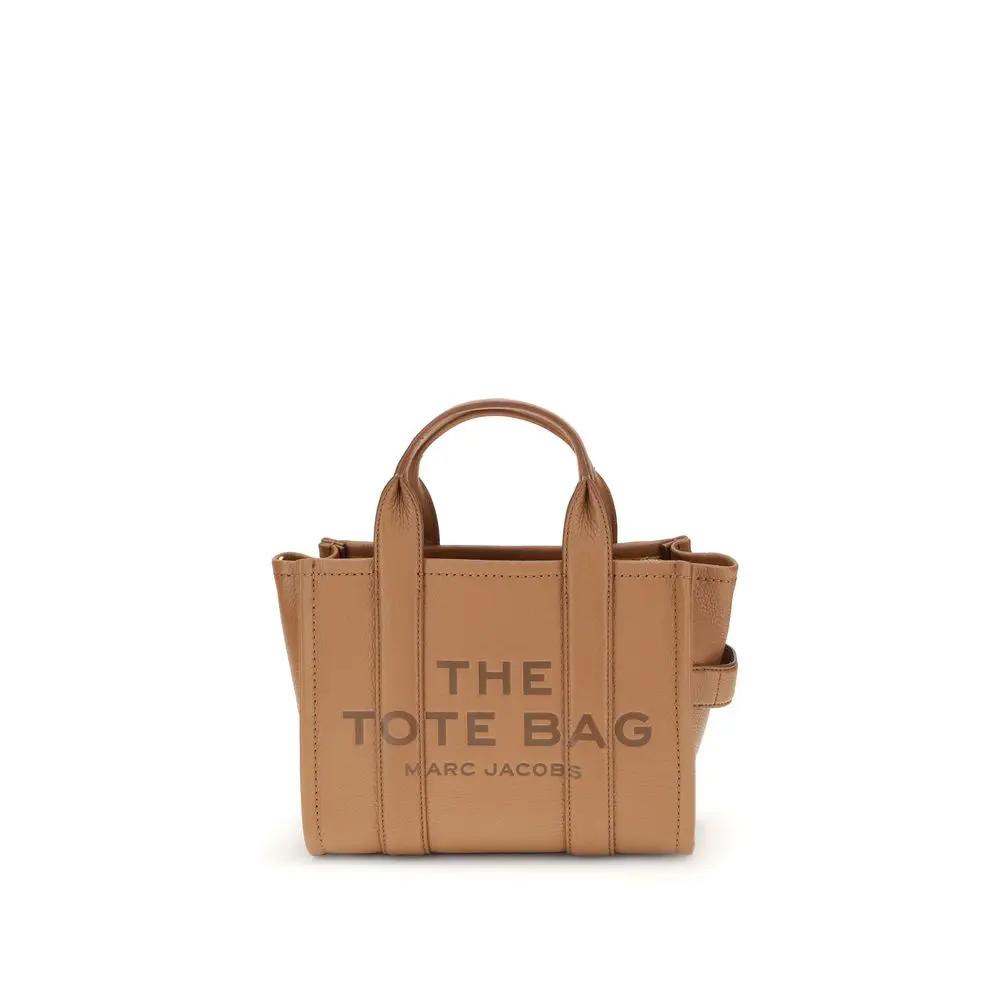 Marc Jacobs The Tote Bag, tan pebbled leather, small tote, front view