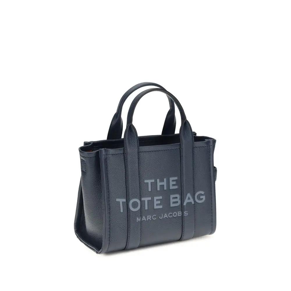 Marc Jacobs Bos Taurus tote bag, blue calf leather, front view