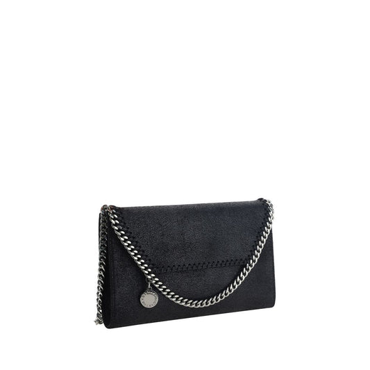 Stella McCartney Falabella Mini Shoulder Bag Black Polyester Faux Leather