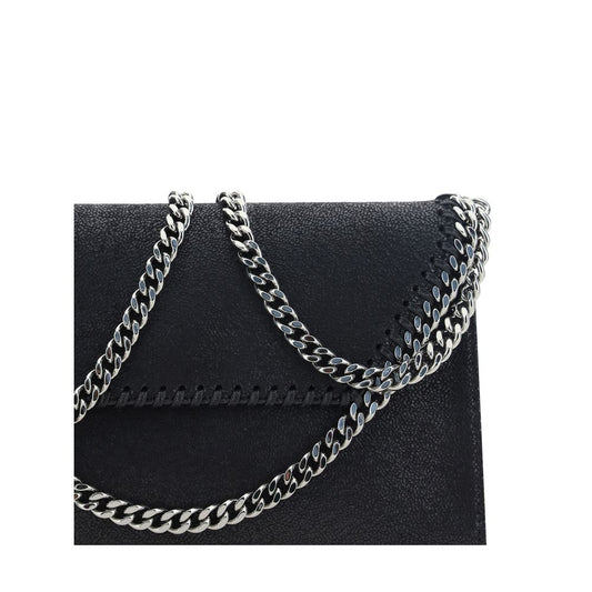 Stella McCartney Falabella Mini Shoulder Bag Black Polyester Faux Leather
