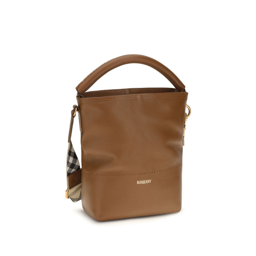 Burberry Brown B Clip Bucket Bag