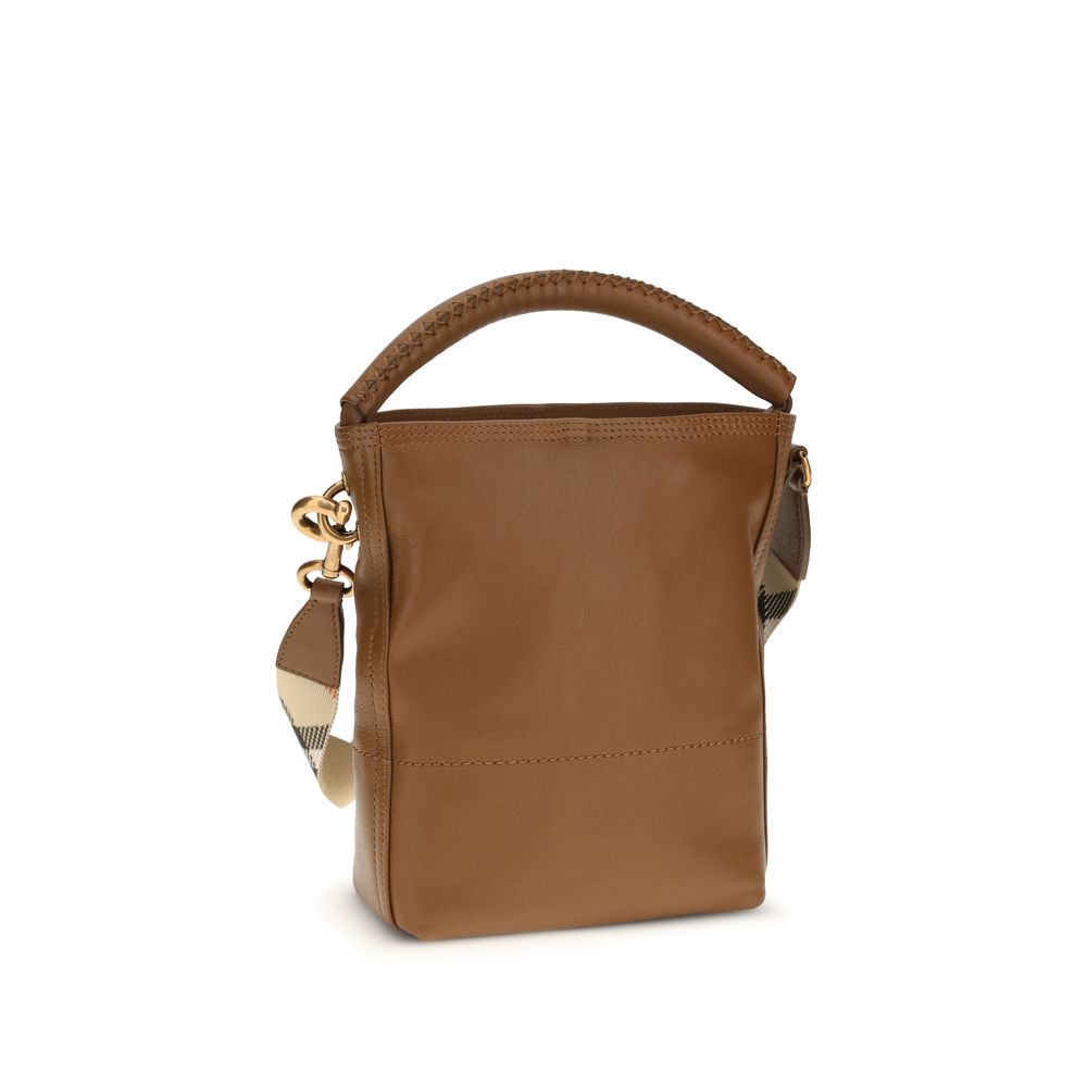 Burberry Brown B Clip Bucket Bag