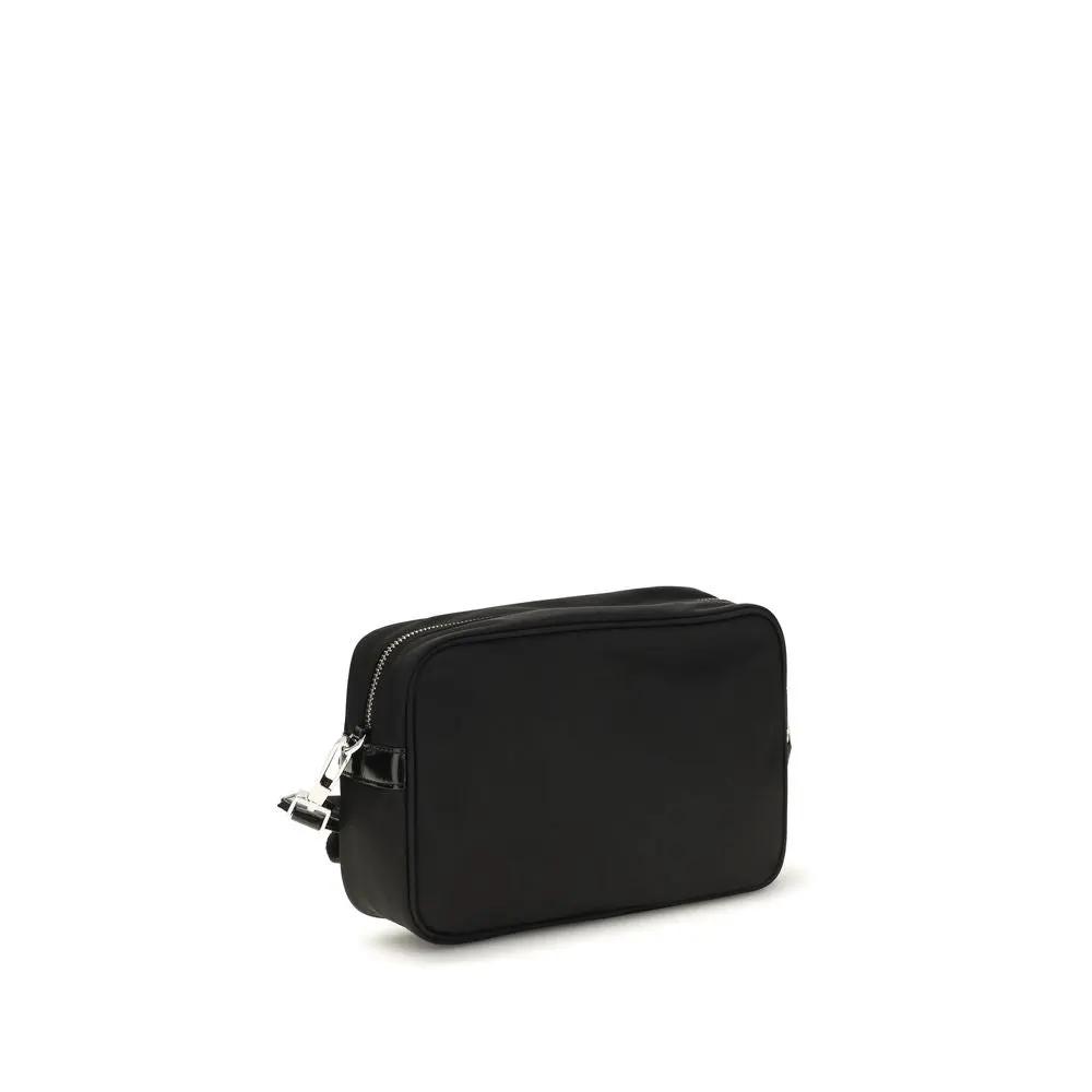 Tory Burch Black Polyamide Shoulder Bag three-quarter view