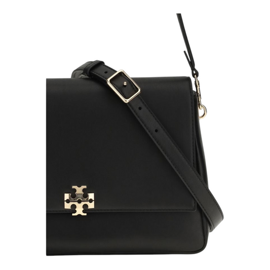 Tory Burch The Charlie Shoulder Bag Black Leather