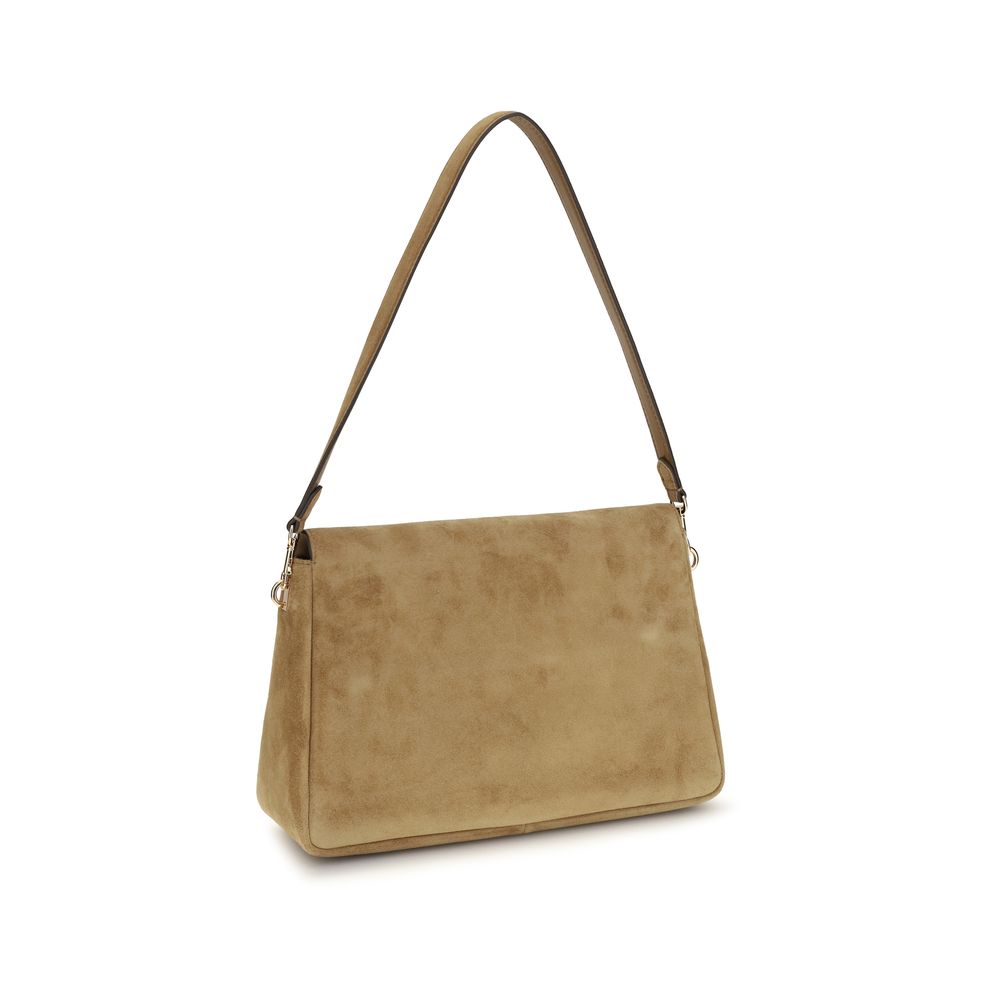 Tory Burch Beige The Charlie Shoulder Bag