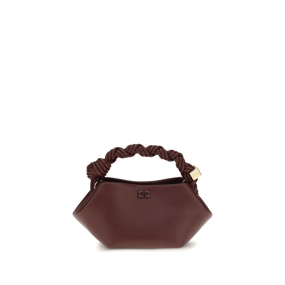 Ganni Bordeaux Bou Mini Handbag
