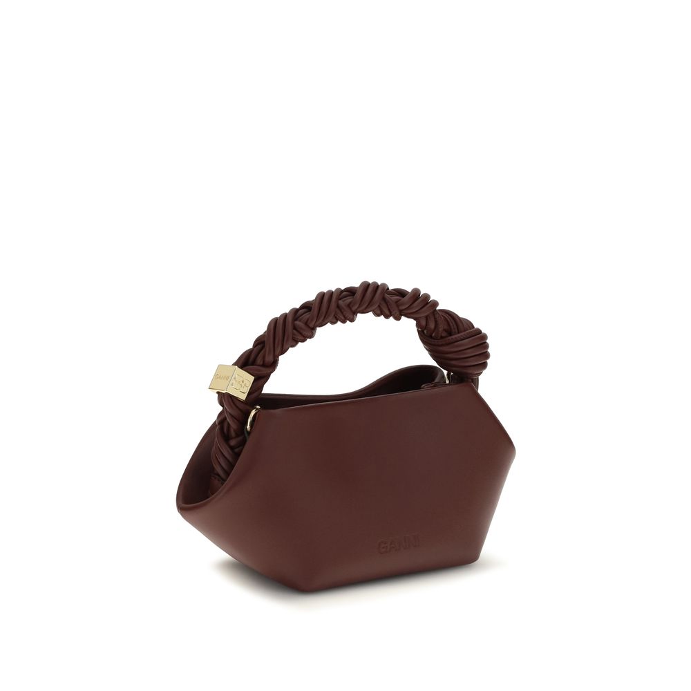 Ganni Bordeaux Bou Mini Handbag