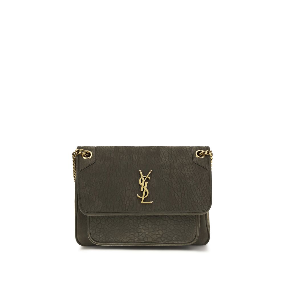 Saint Laurent Gray The large Niki Shoulder Bag