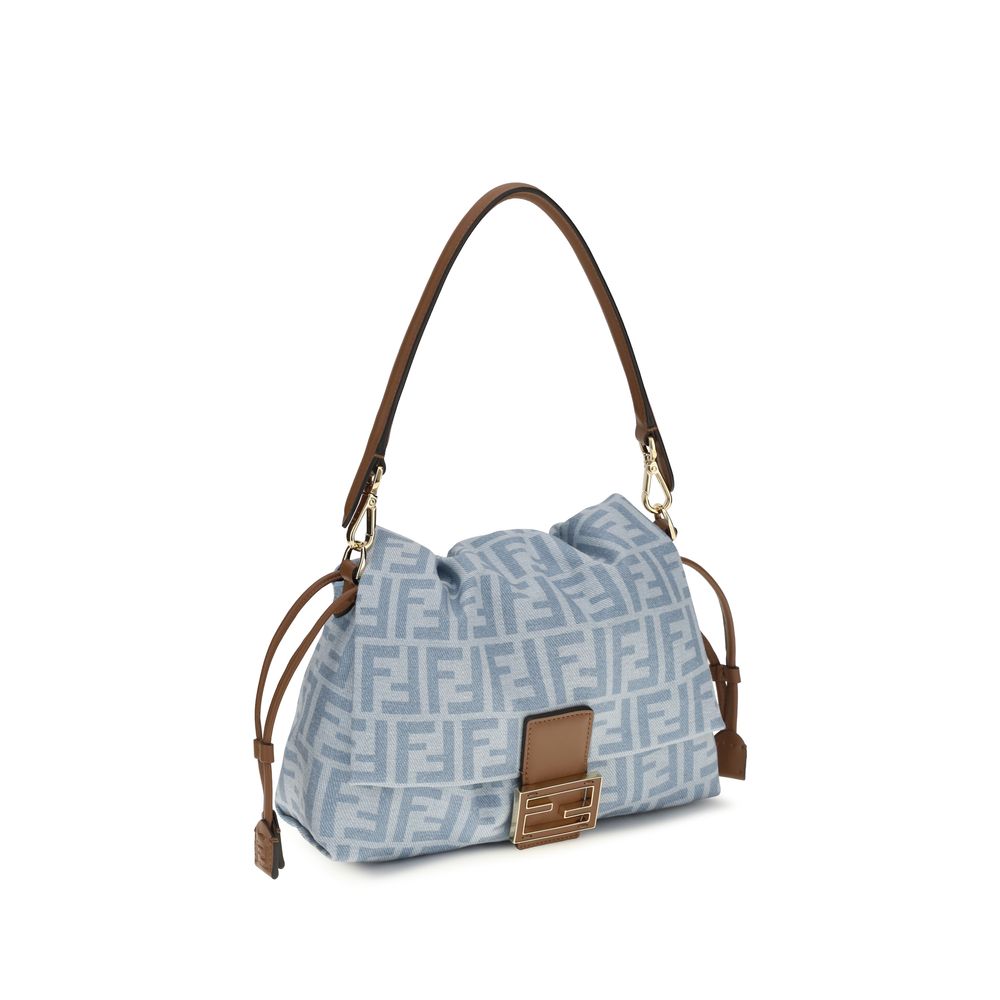 Fendi Blue Medium Mamma Baguette