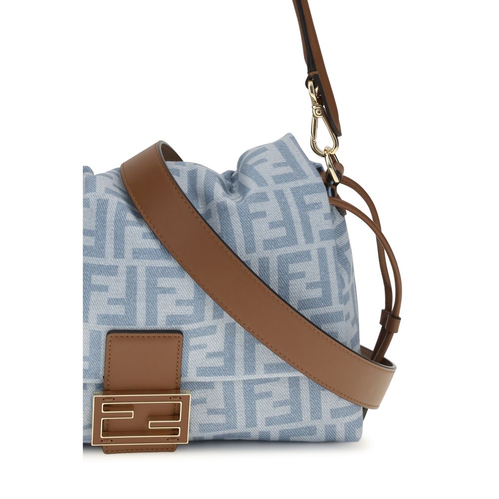 Fendi Blue Medium Mamma Baguette