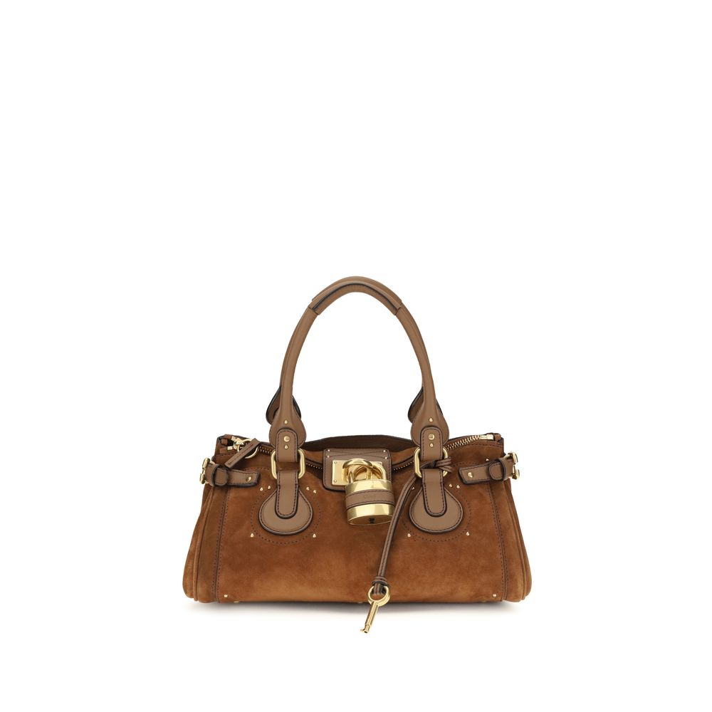 Chloé Brown The Paddington suede Handbag