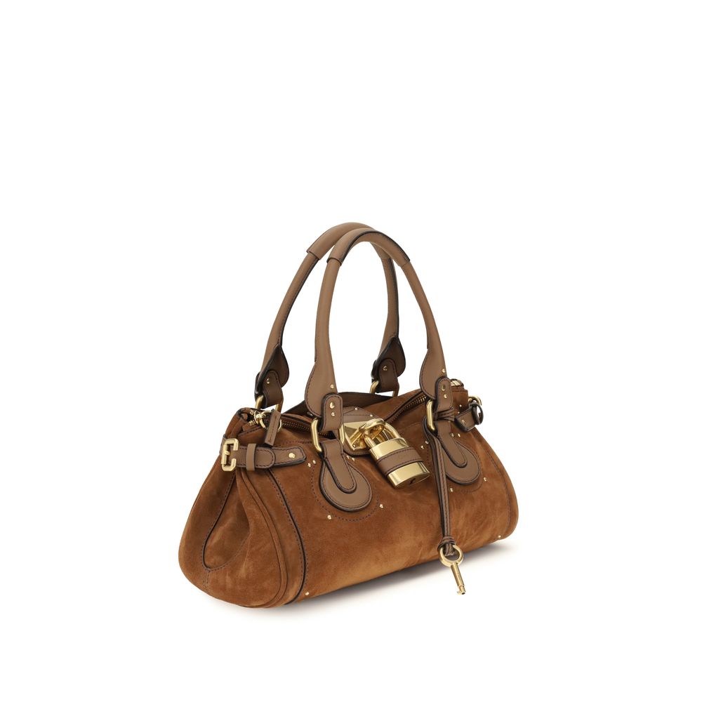 Chloé Brown The Paddington suede Handbag