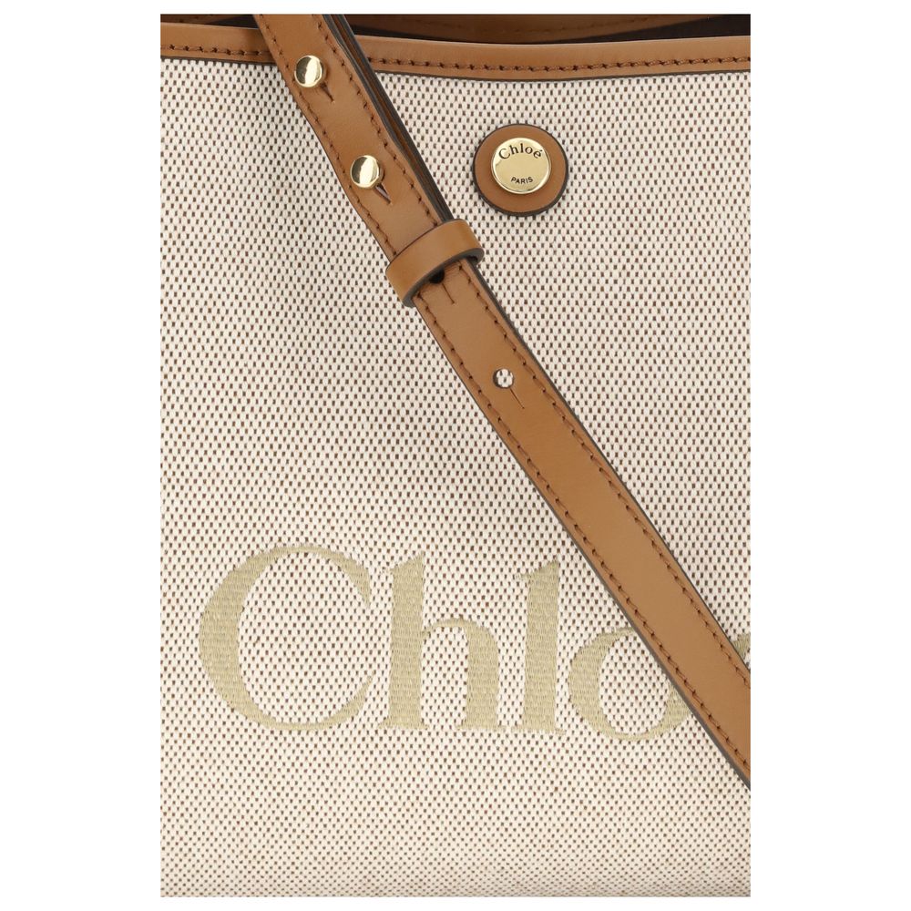 Chloé Beige The Clover Handbag