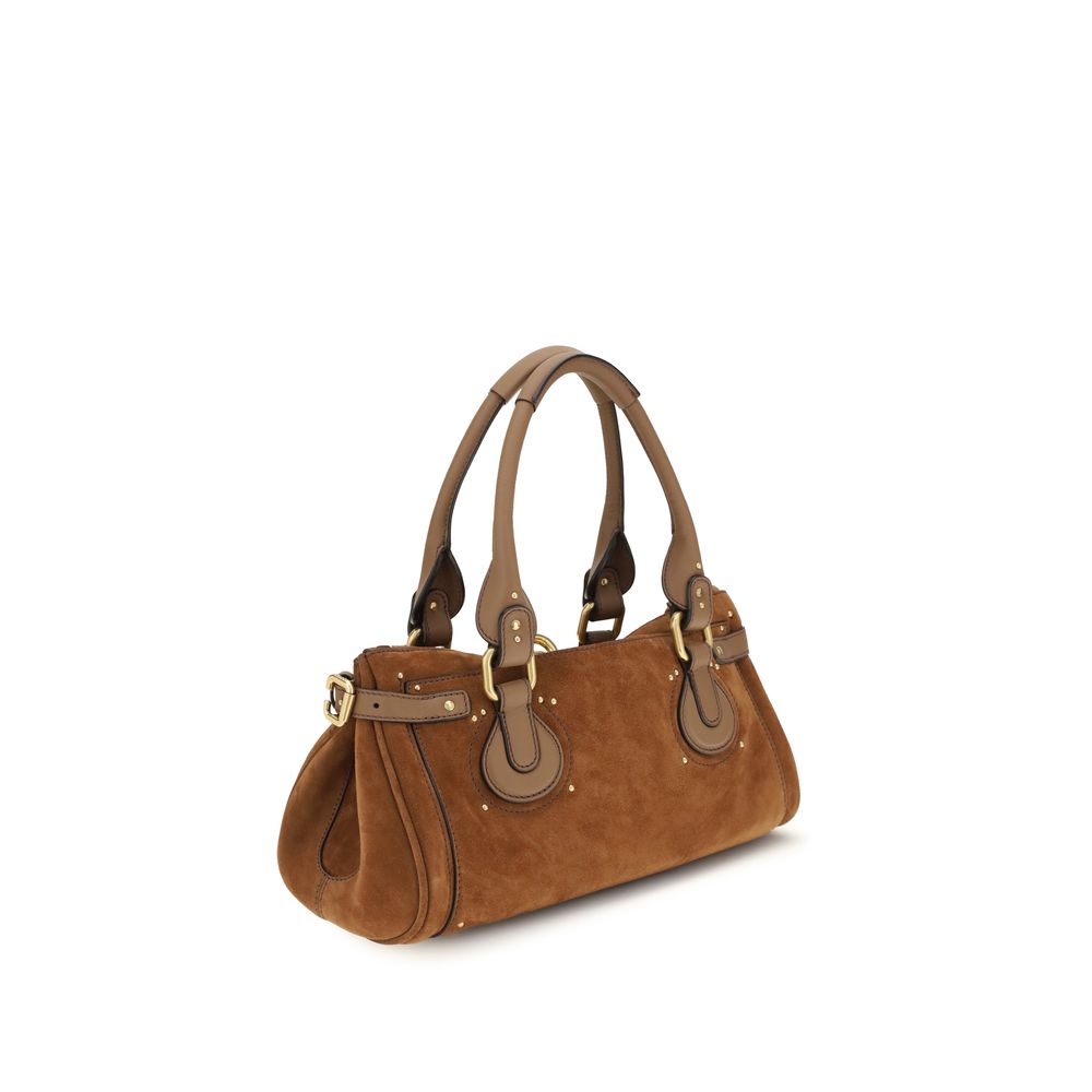 Chloé Brown The Paddington suede Handbag