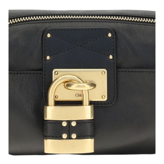 Chloé The small Paddington Shoulder Bag Black Leather