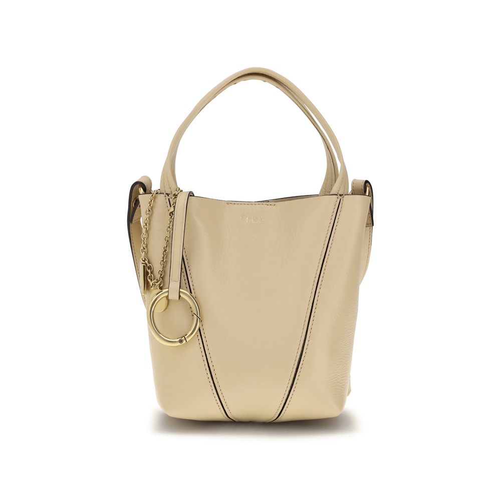 Chloé Beige The Spin Shoulder Bag