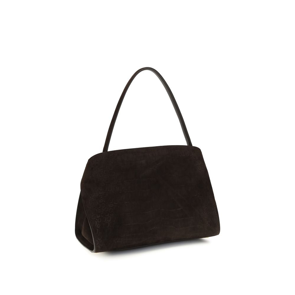 Ferragamo Brown Hug Soft Shoulder Bag