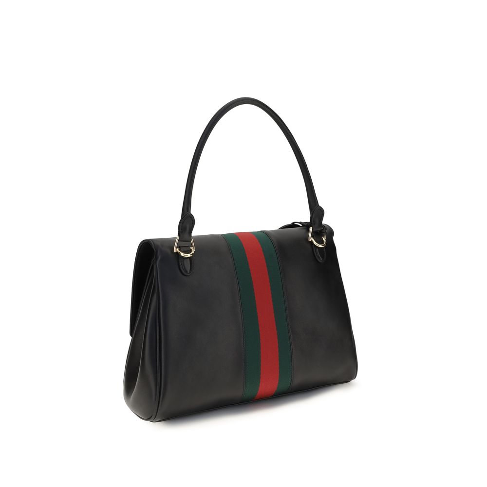 Gucci Black Medium Paparazzo Handbag