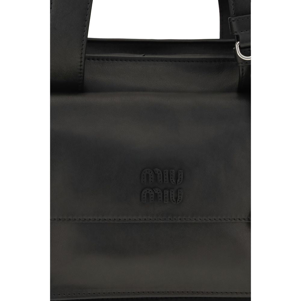 Miu Miu Brown Utilitaire leather Shoulder Bag