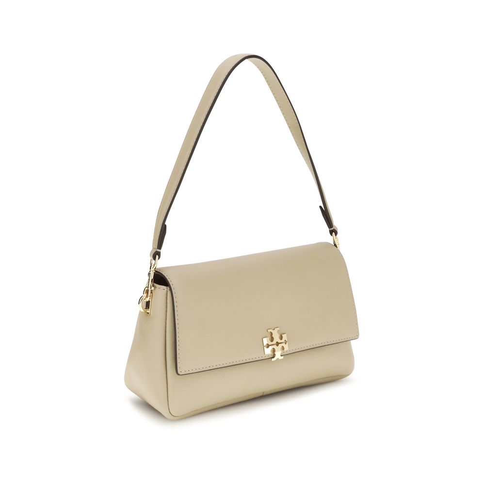 Tory Burch Beige Small Charlie Shoulder Bag
