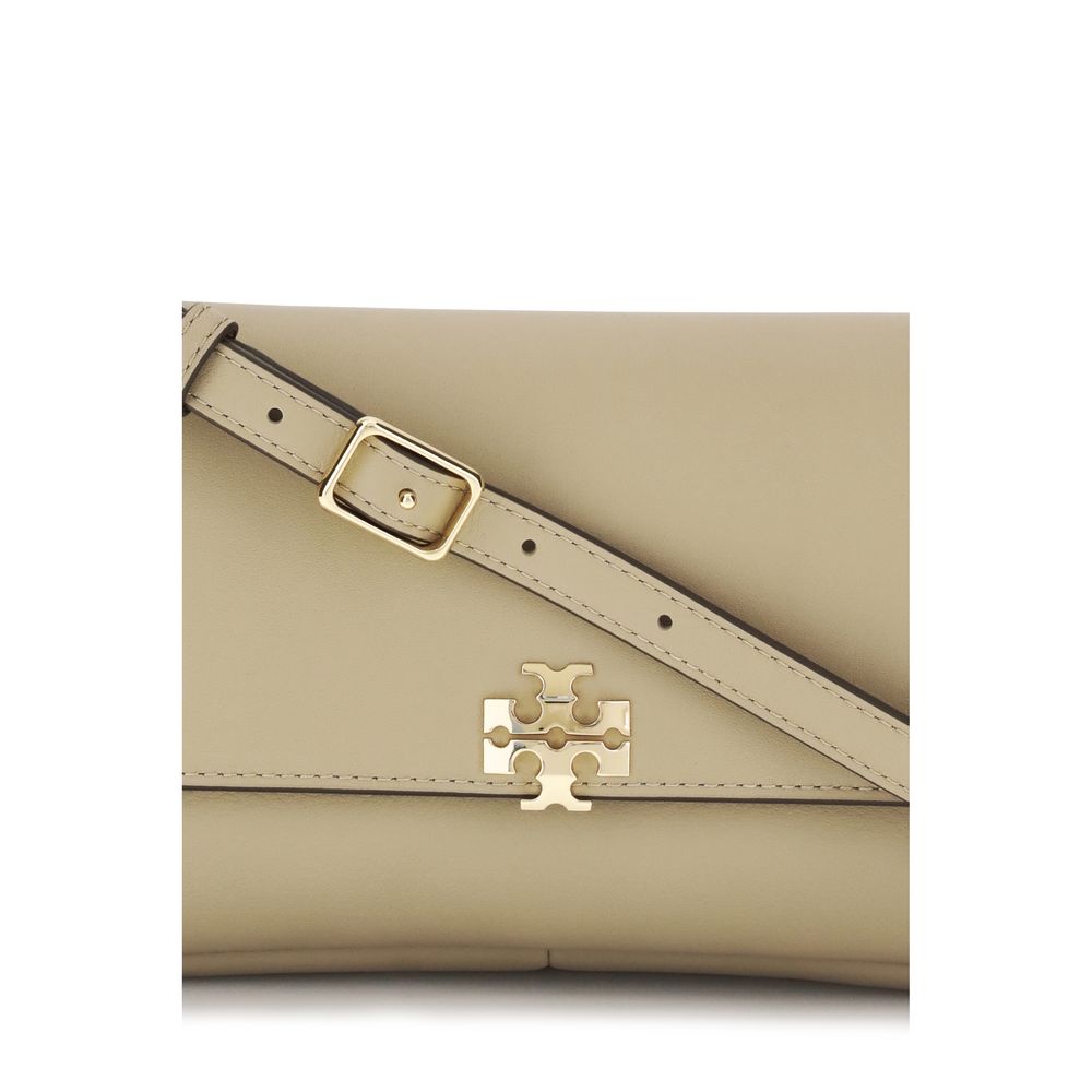 Tory Burch Beige Small Charlie Shoulder Bag