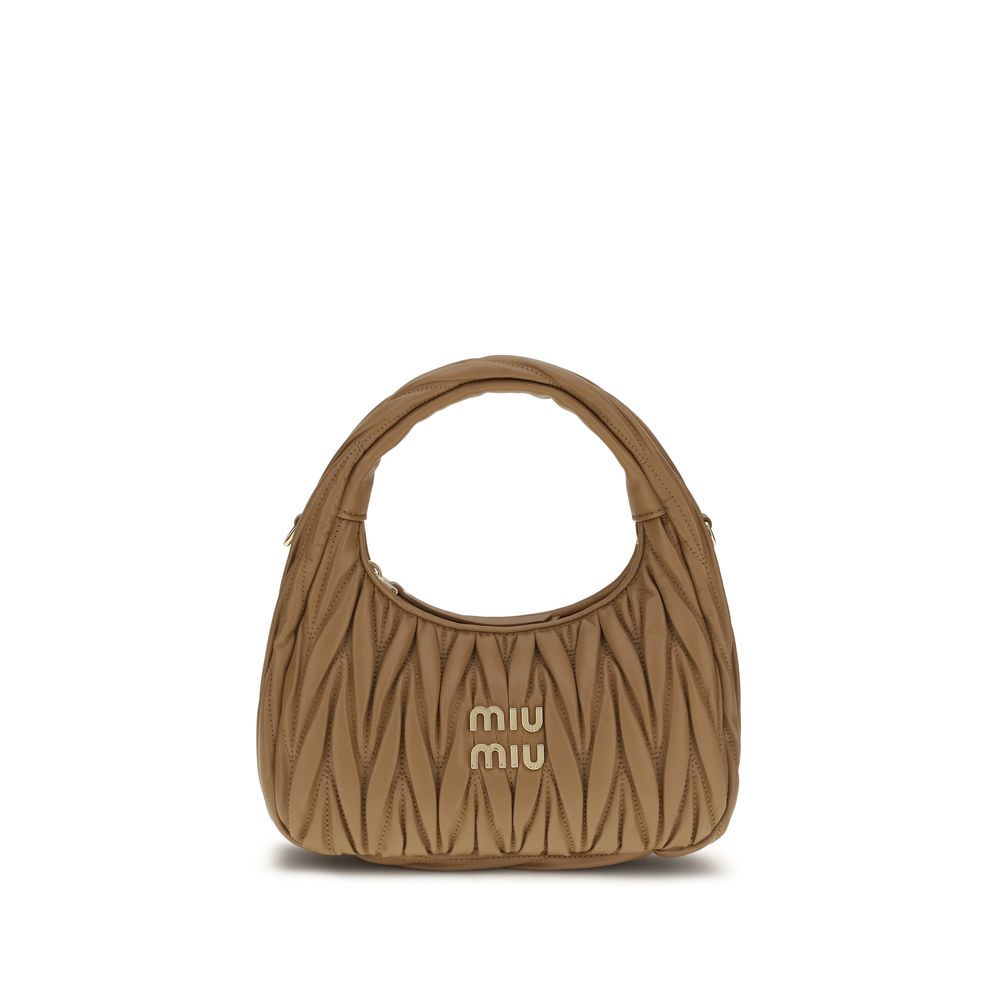 Miu Miu Beige Wandler Hobo Handbag