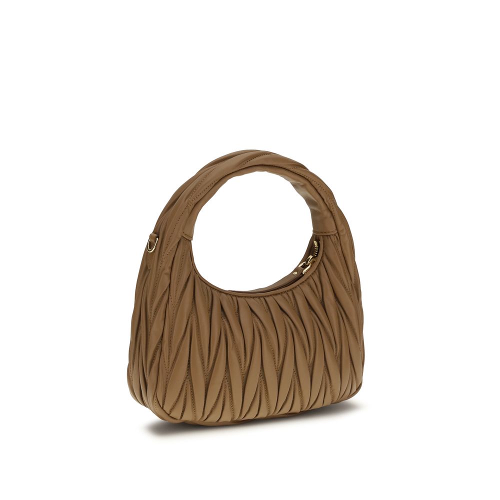 Miu Miu Beige Wandler Hobo Handbag