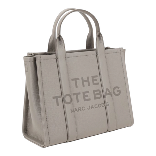 Marc Jacobs Medium Bolso Tote Gris Piel