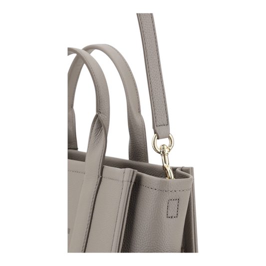 Marc Jacobs Medium Bolso Tote Gris Piel