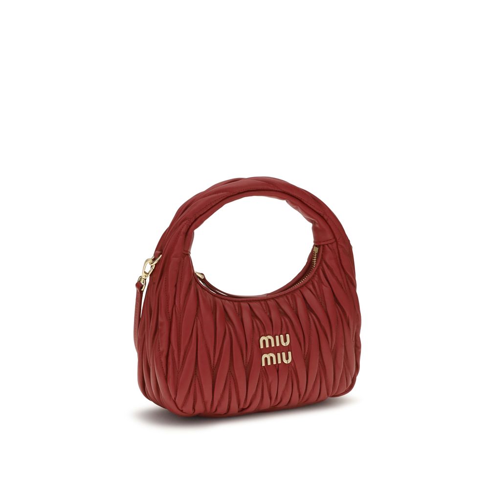 Miu Miu Red Wandler Mini Hobo Handbag