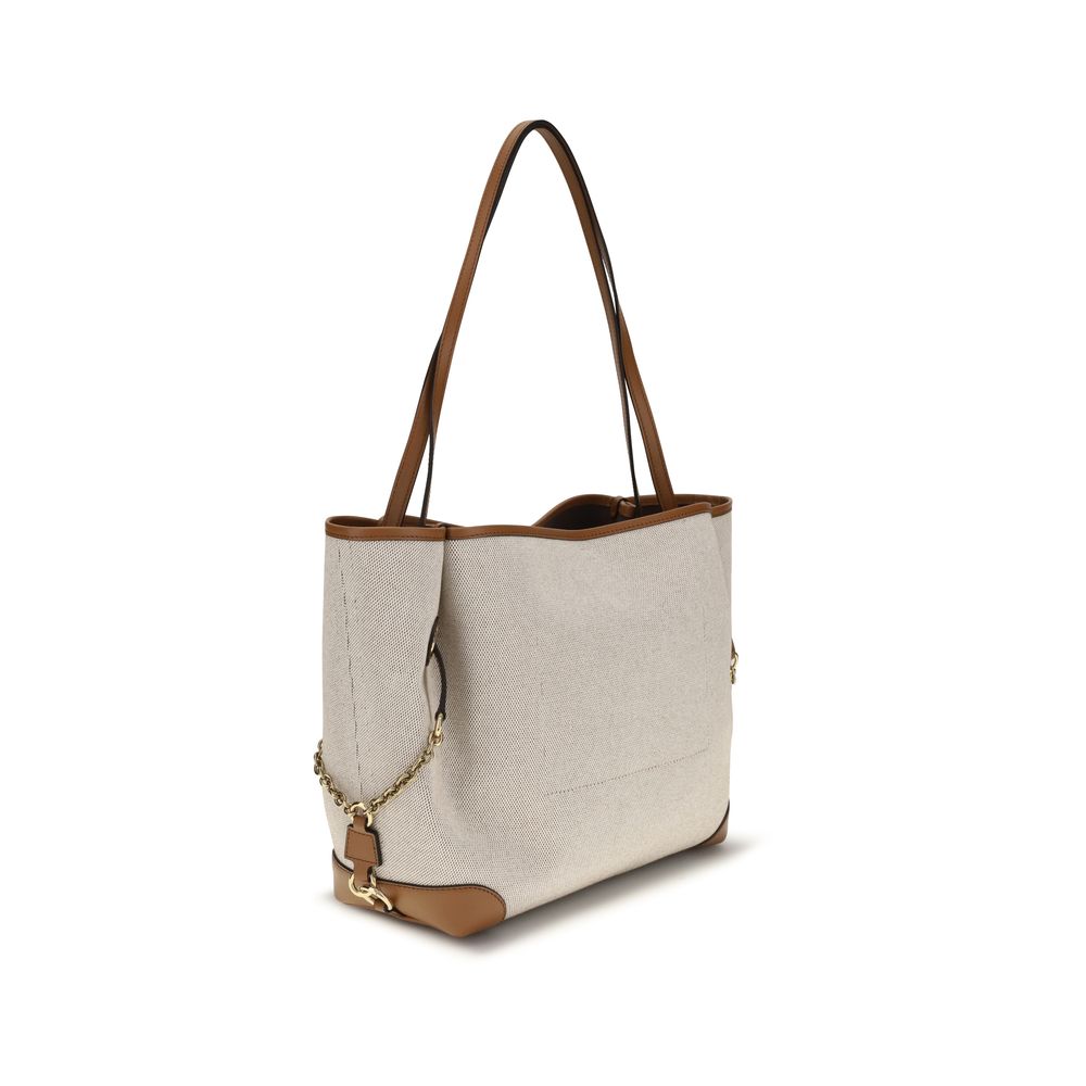 Chloé Beige Clover Tote Bag