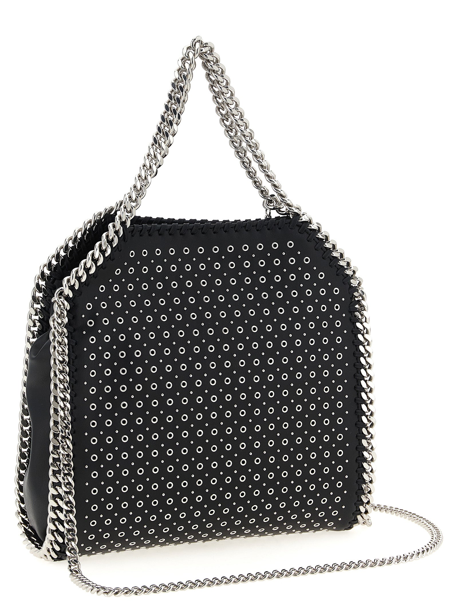 Stella McCartney Black Mini Falabella Handbag