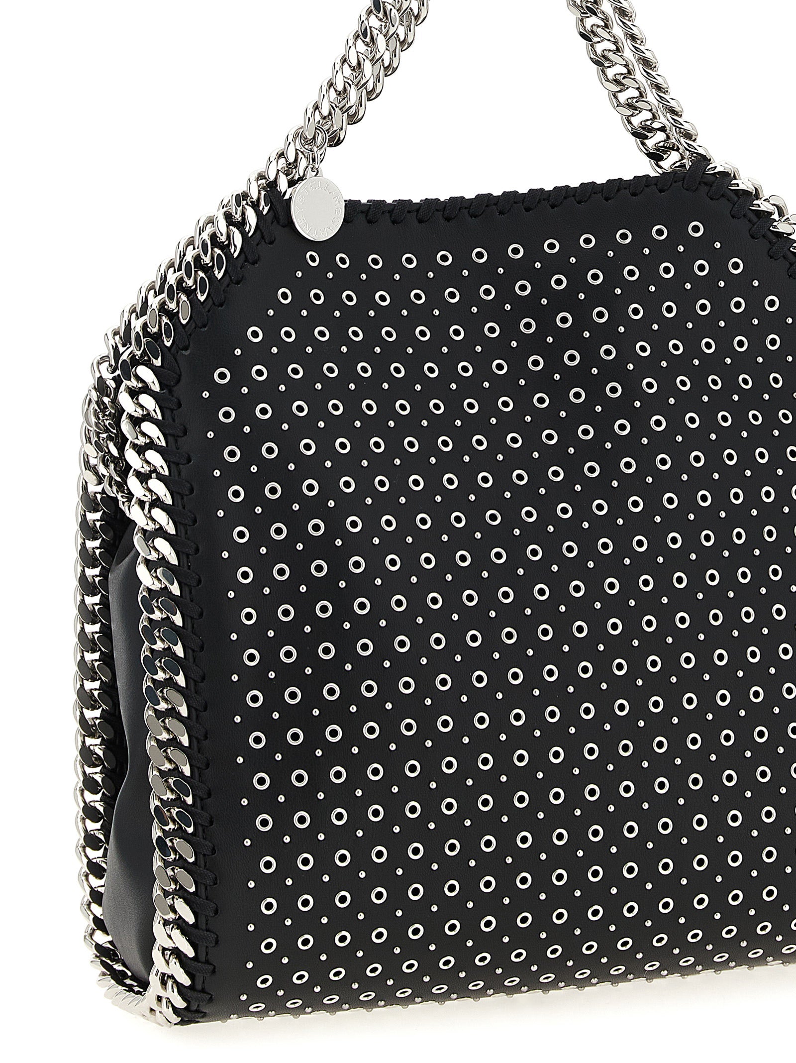 Stella McCartney Black Mini Falabella Handbag