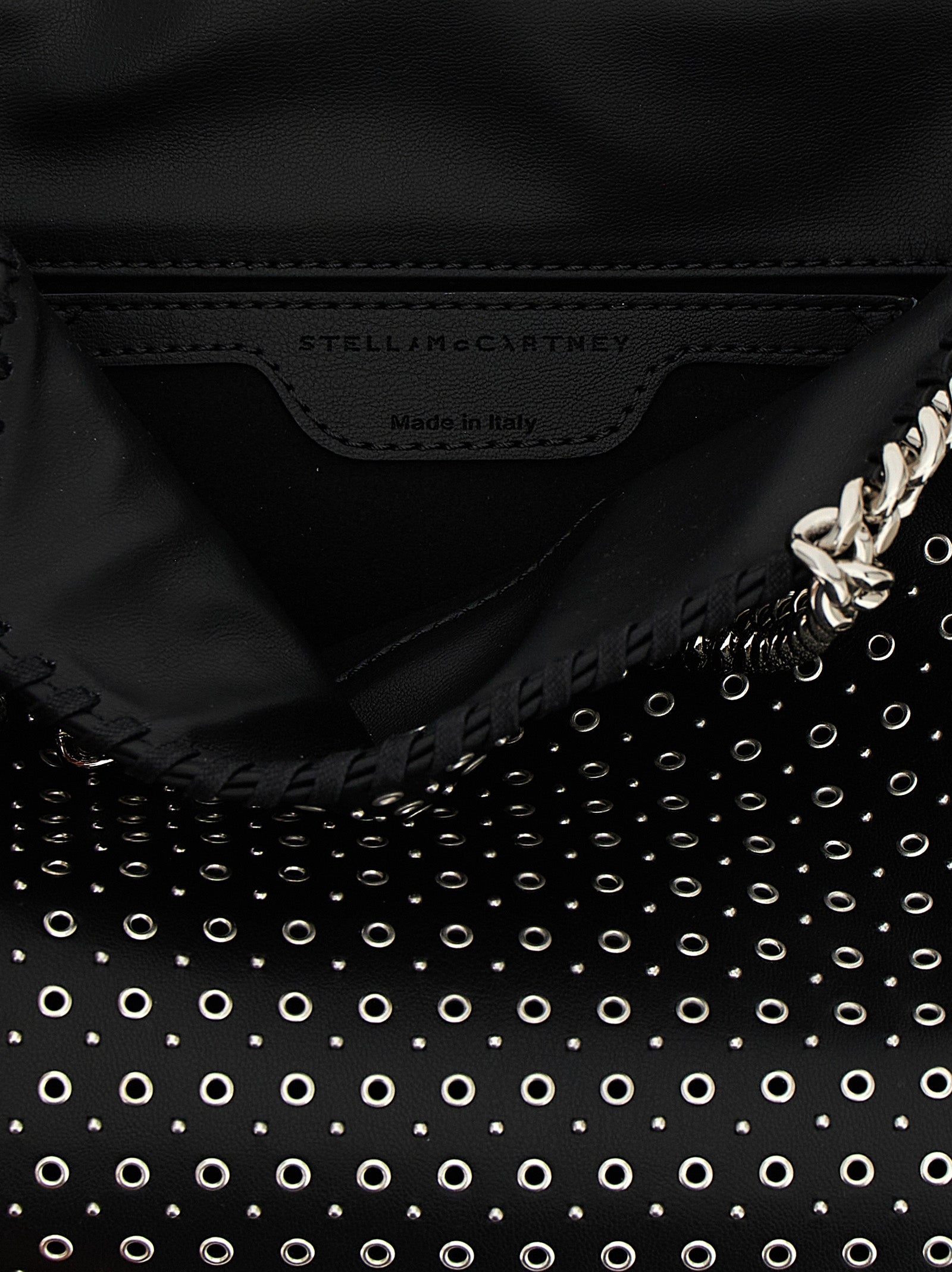 Stella McCartney Black Mini Falabella Handbag