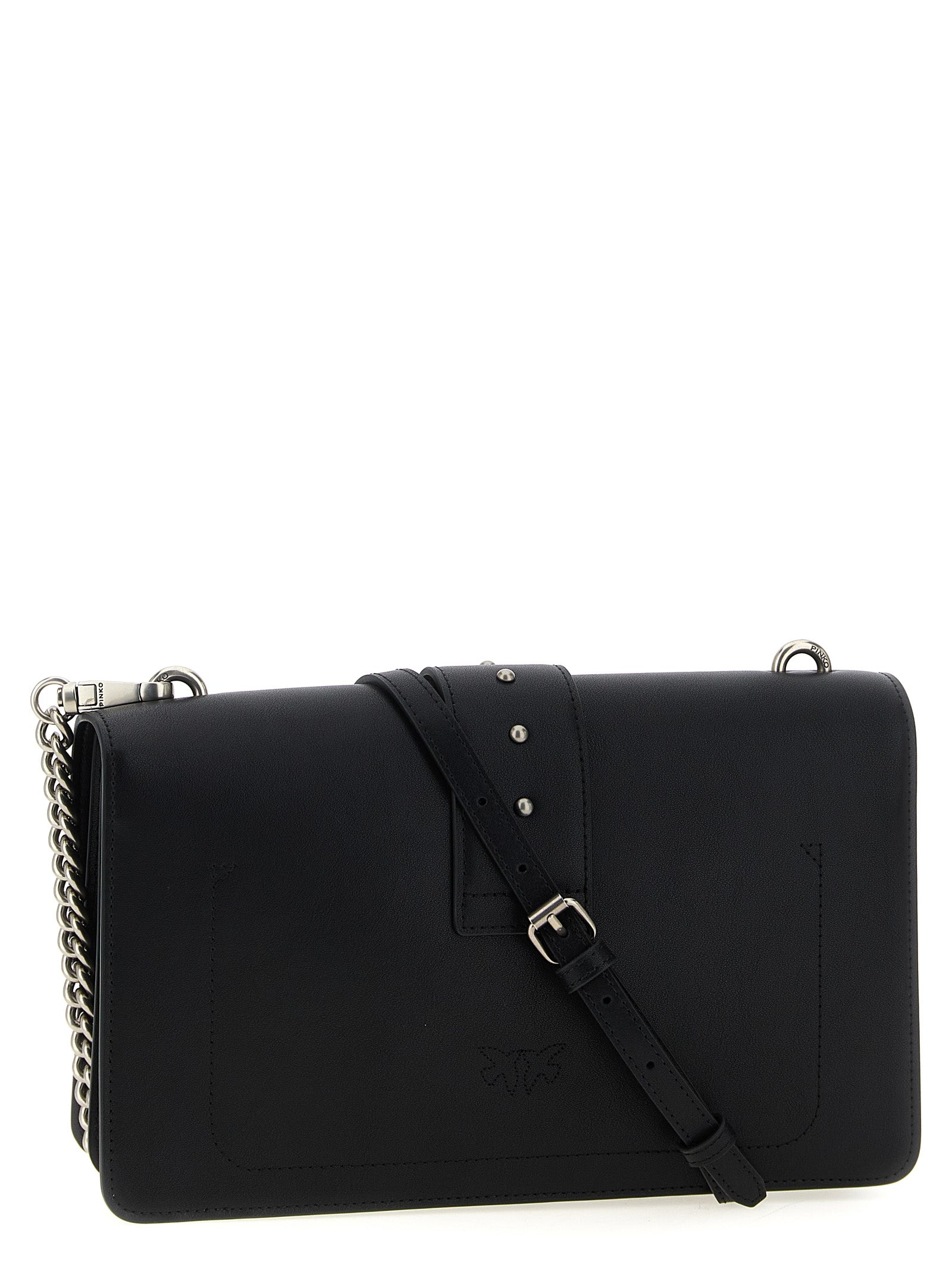 PINKO Black Love One Classic Crossbody Bag