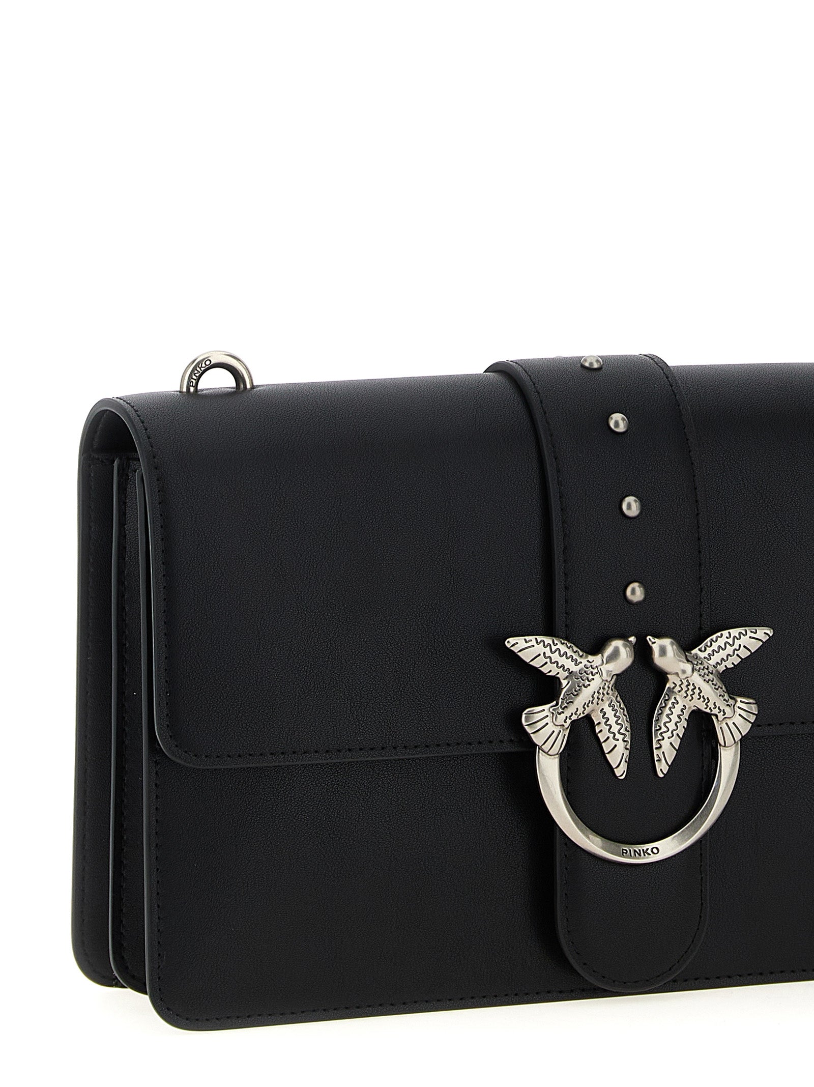 PINKO Black Love One Classic Crossbody Bag
