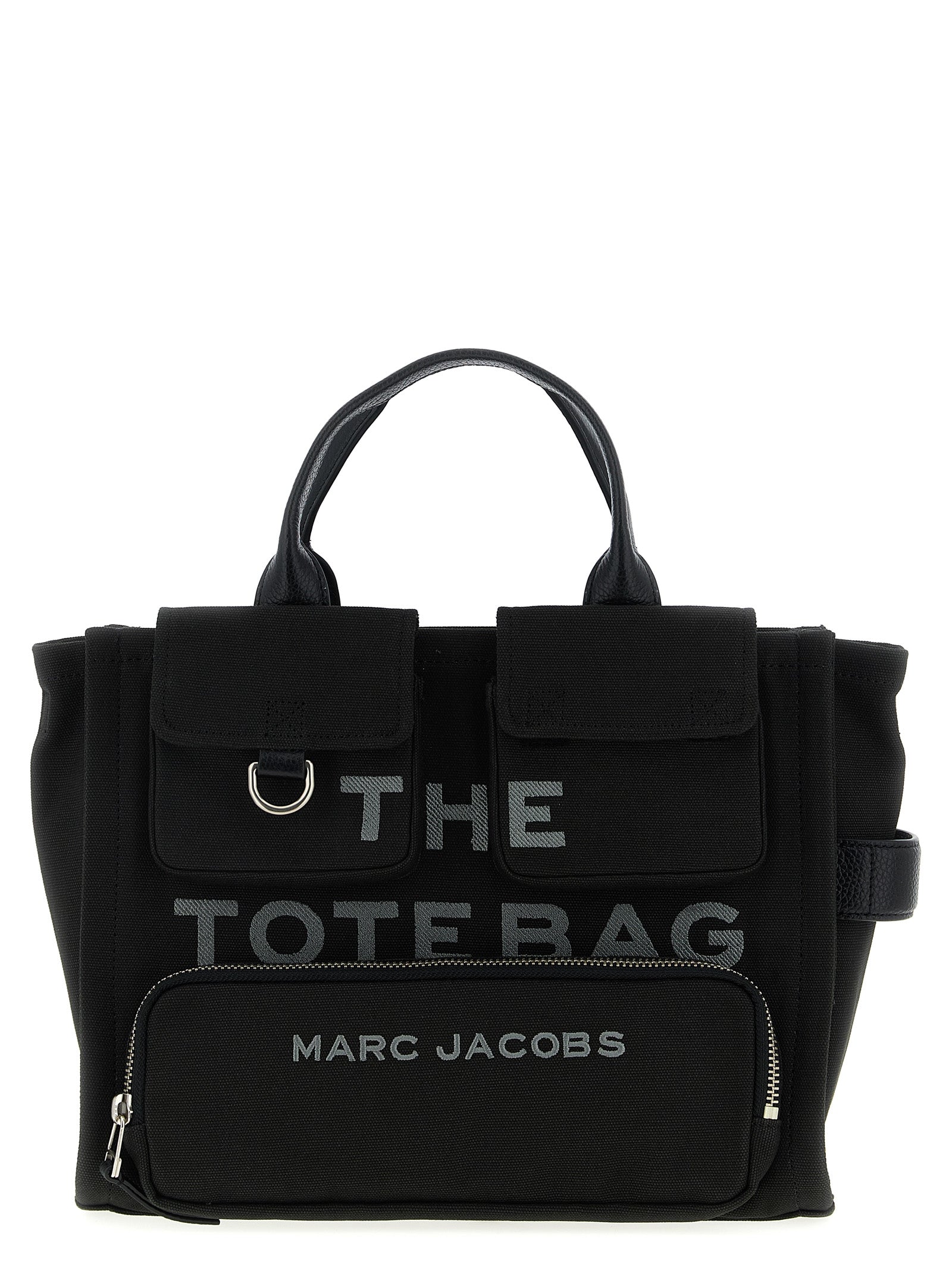 Marc Jacobs Black Cargo Canvas Medium Tote