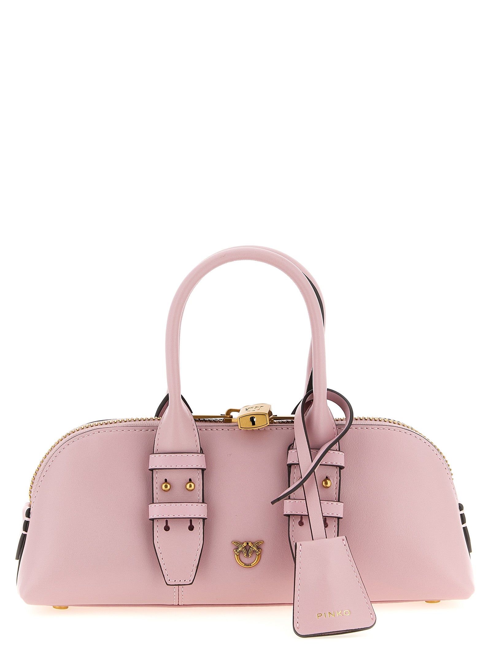 PINKO Pink Escape Baguette Handbag