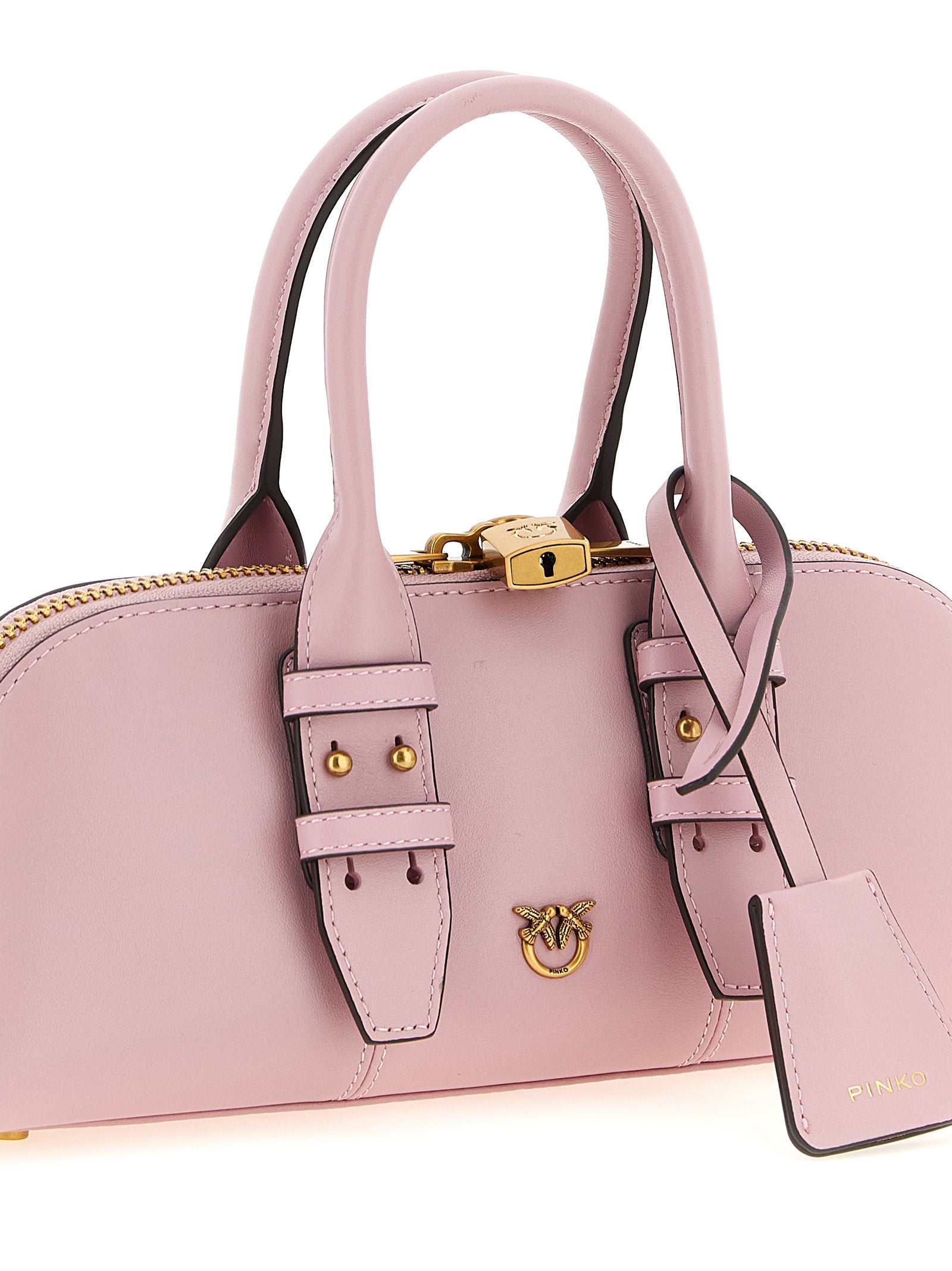 PINKO Pink Escape Baguette Handbag