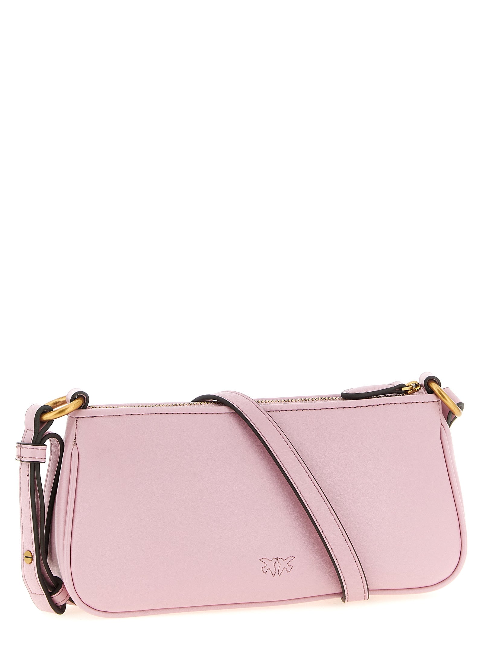 PINKO Pink Half Moon Crossbody Bag