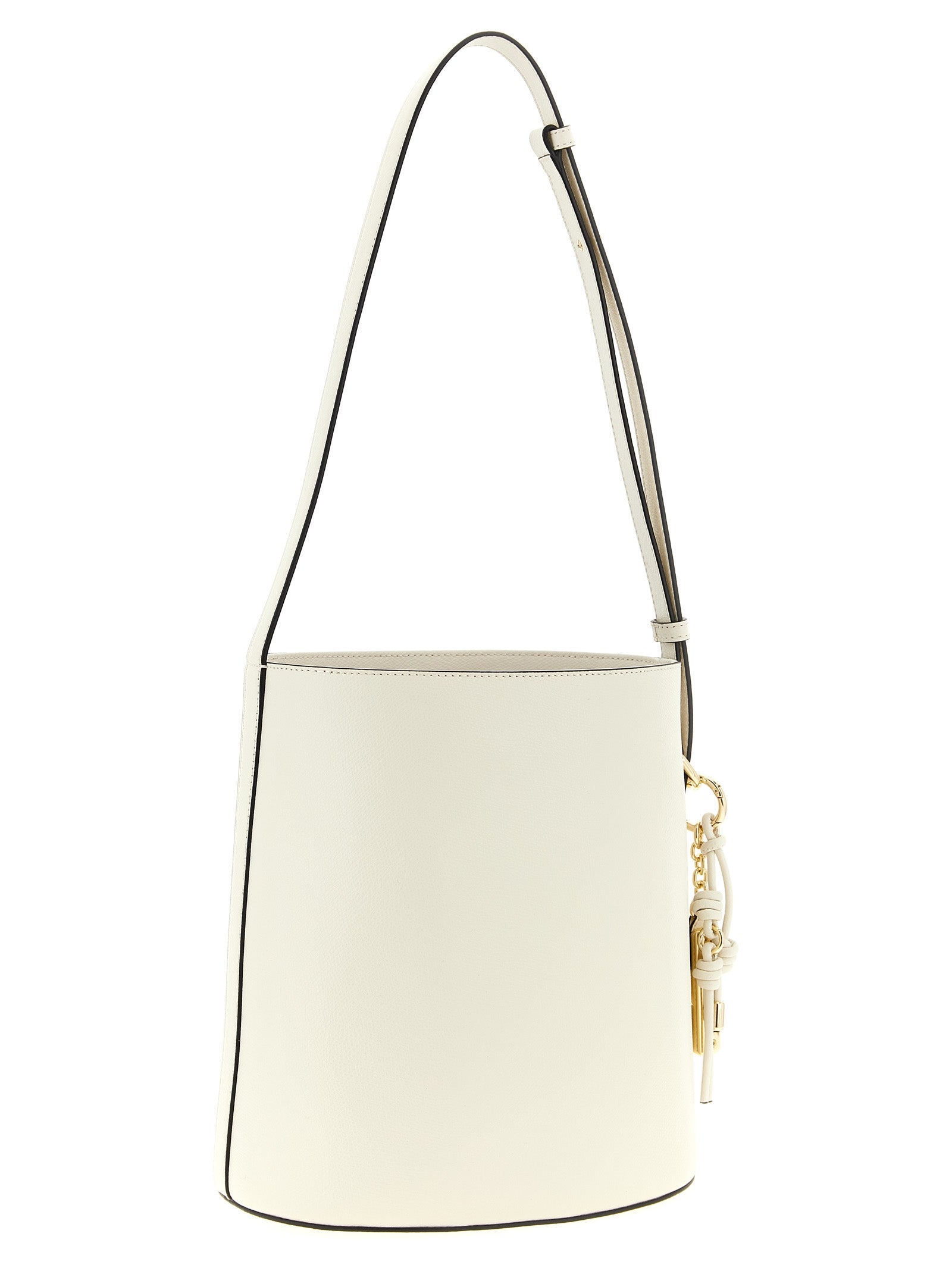 Furla White Roxie Bucket Bag