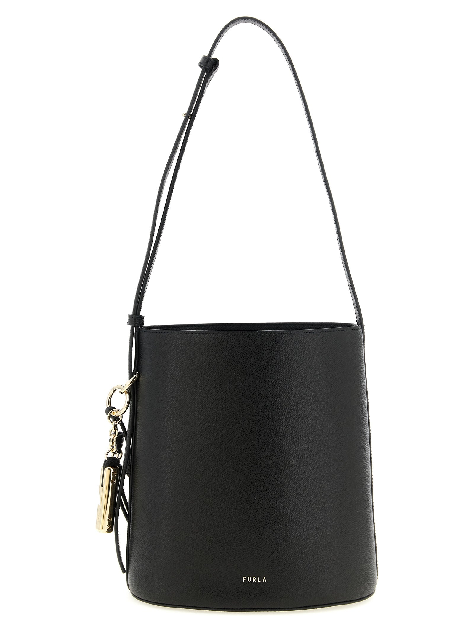Furla Black Roxie Bucket Bag